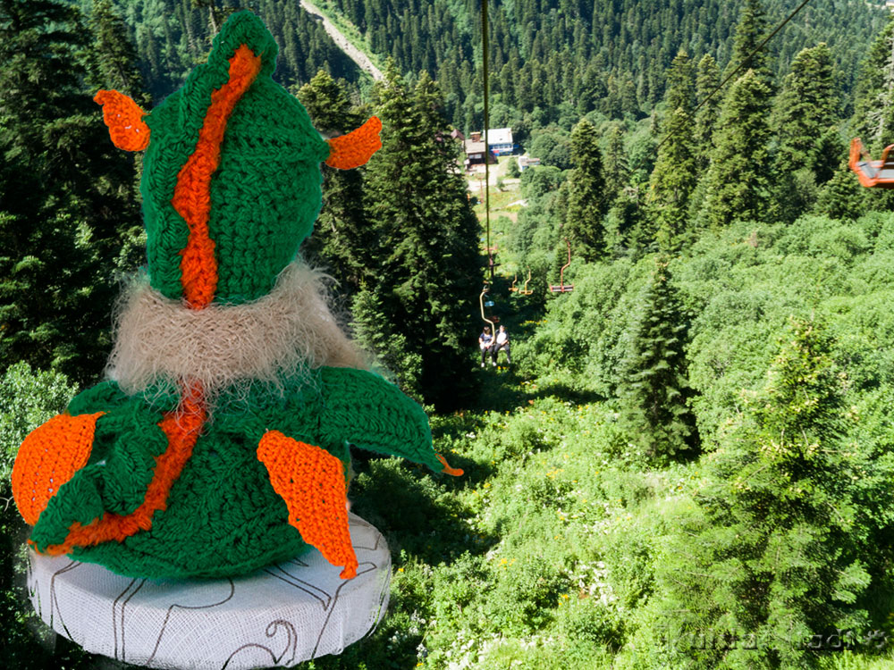 Вязаная кукла Дракон Шу-Шу 6