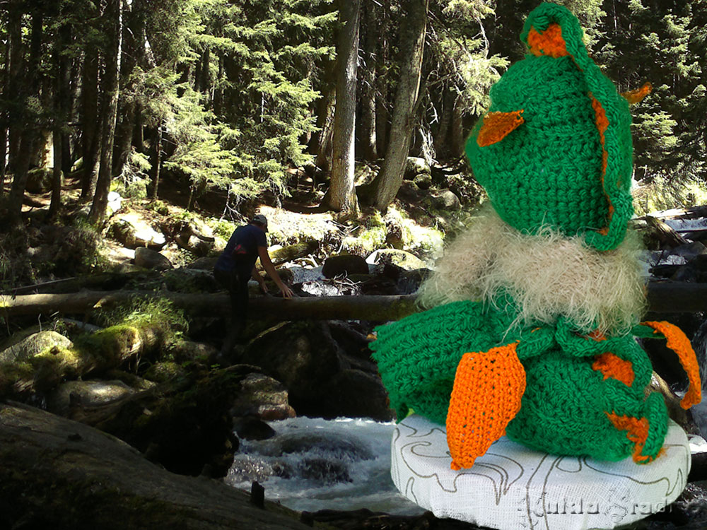 Вязаная кукла Дракон Шу-Шу 7