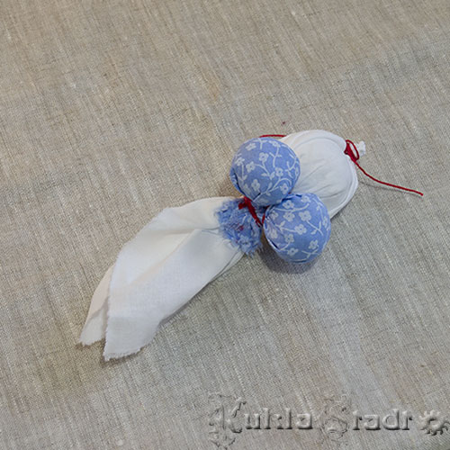 Как сделать куклу Кубышка-Травница, этап 4