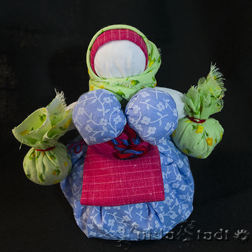 Тряпичная кукла оберег Кубышка-Травница