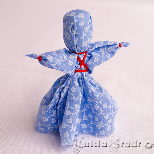 Отдарок на подарок - простая узелковая кукла