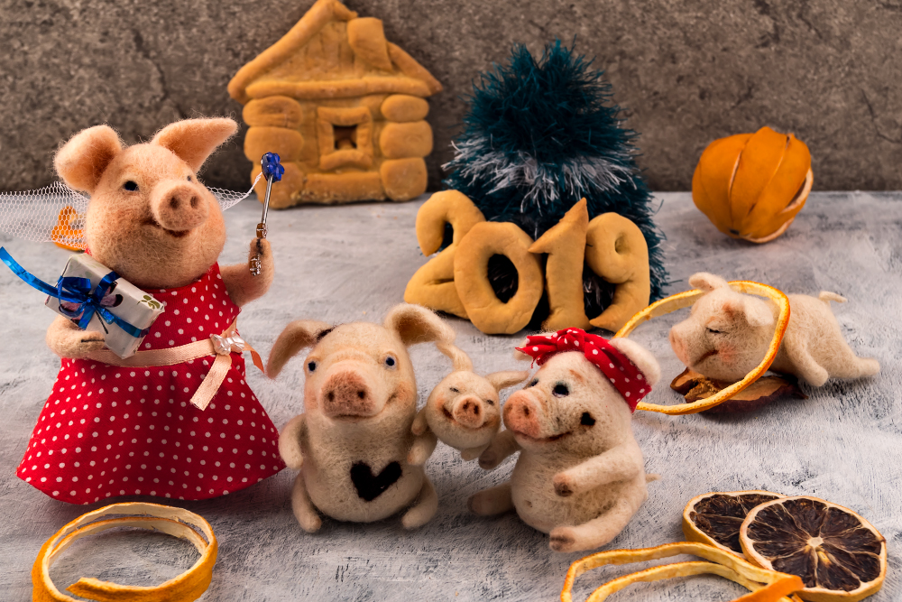 2019 - год свиньи Кукла Коржик 1