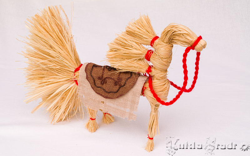 Кукла Солнечный конь с попоной и уздечкой